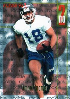 Amani Toomer New York Giants 1996 Fleer NFL Rookie Card #178